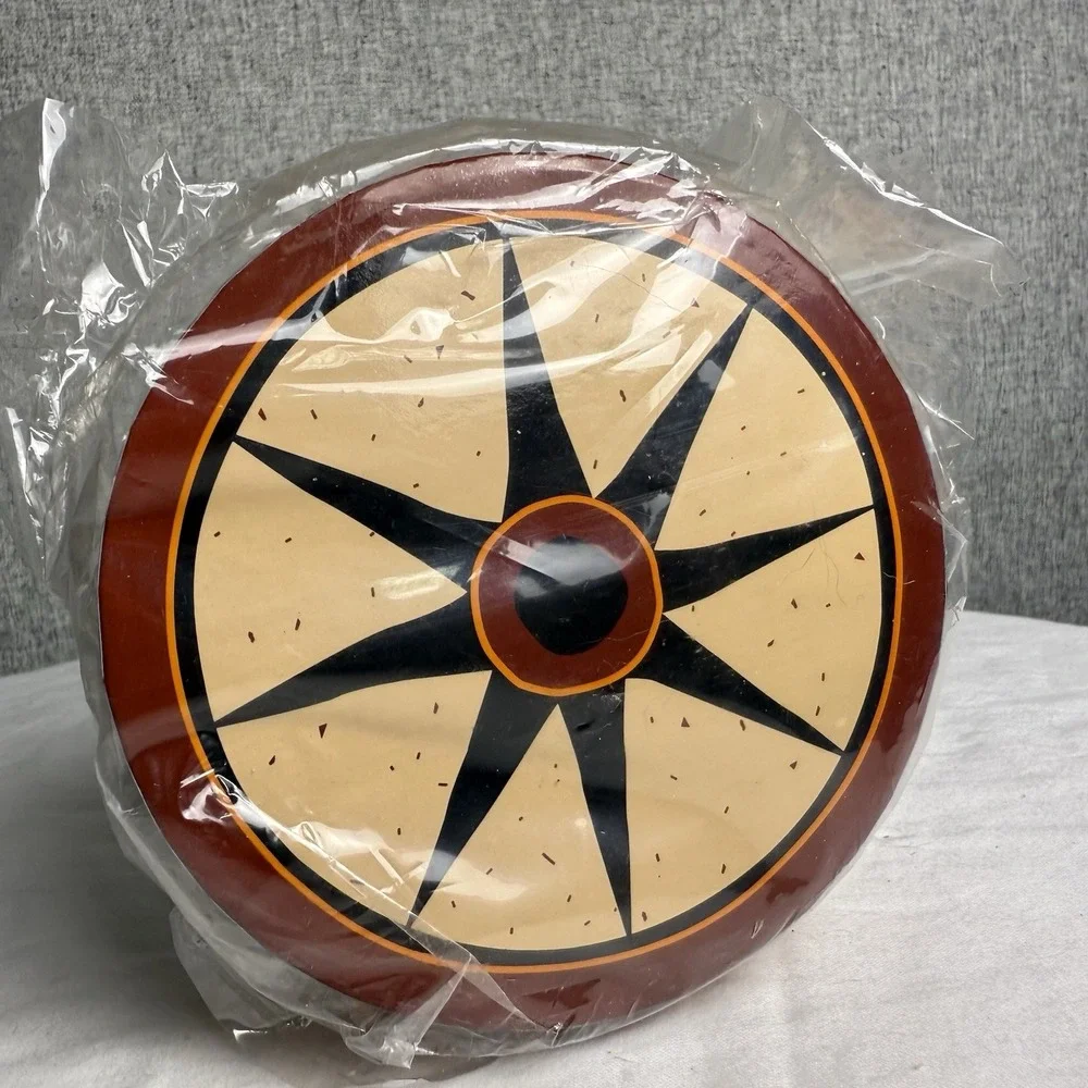 Vintage Y2K Disney The Lion‎ King African Paper Mache Decorator Box NEW